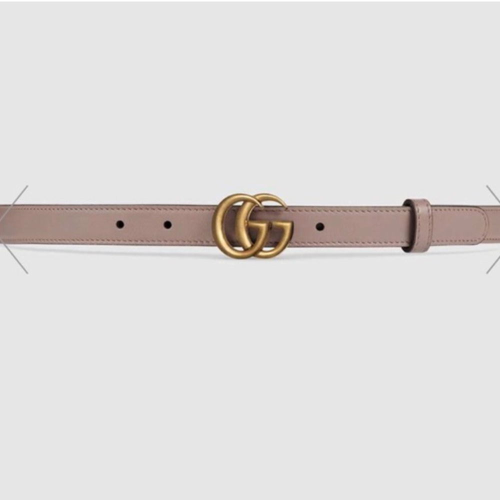 Gucci GG belt in Dusty Pink